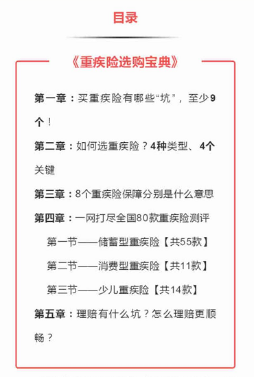 2020年7月，最新13款消费型重疾险排行榜！