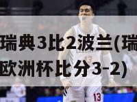 欧洲杯瑞典3比2波兰(瑞典战胜波兰，欧洲杯比分3-2)