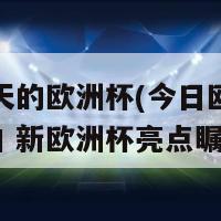 播放今天的欧洲杯(今日欧洲杯赛事精彩丨新欧洲杯亮点瞩目)